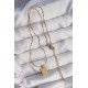 316L Çelik Gold Renk Kare Charm Model Kolye 316L Çelik Gold Renk Kare Charm Model Kolye