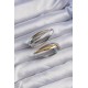 Pirinç Gold Gümüş Renkli Uzun Kıvrımlı Küpe Pirinç Gold Gümüş Renkli Uzun Kıvrımlı Küpe