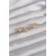 Pirinç Gold Renk İri Zirkon Taşlı Kıvrımlı Minimal Kelebekli Halka Küpe Pirinç Gold Renk İri Zirkon Taşlı Kıvrımlı Minimal Kelebekli Halka Küpe