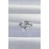 Pirinç Gümüş Renk Zirkon Taşlı Damla Earcuff Küpe