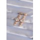 XUPİNG Rose Renk Zirkon Taşlı Geometrik Sallantılı Küpe XUPİNG Rose Renk Zirkon Taşlı Geometrik Sallantılı Küpe