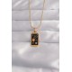 316L Çelik Gold Renk Siyah Mineli Yıldız Figür Tarot Kolye 316L Çelik Gold Renk Siyah Mineli Yıldız Figür Tarot Kolye