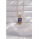 316L Çelik Gold Renk Mavi Mineli Kız Figür Tarot Kolye 316L Çelik Gold Renk Mavi Mineli Kız Figür Tarot Kolye