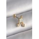 316L Çelik Gold Renk Beyaz Mineli Kalp Sallantı Zirkon Taşlı Tragus Piercing 316L Çelik Gold Renk Beyaz Mineli Kalp Sallantı Zirkon Taşlı Tragus Piercing