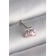 316L Çelik Gümüş Renk Pembe Zirkon Taşlı Kalp Tragus Piercing 316L Çelik Gümüş Renk Pembe Zirkon Taşlı Kalp Tragus Piercing