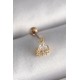 316L Çelik Gold Renk Üçgen Zirkon Taşlı Tragus Piercing 316L Çelik Gold Renk Üçgen Zirkon Taşlı Tragus Piercing