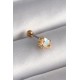 316L Çelik Gold Renk Zirkon Taşlı Kalp Tragus Piercing 316L Çelik Gold Renk Zirkon Taşlı Kalp Tragus Piercing