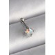 316L Çelik Gümüş Renk Zirkon Taşlı Kalp Tragus Piercing 316L Çelik Gümüş Renk Zirkon Taşlı Kalp Tragus Piercing