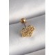 316L Çelik Gold Renk Zirkon Taşlı Kalp Sonsuzluk Detay Tragus Piercing 316L Çelik Gold Renk Zirkon Taşlı Kalp Sonsuzluk Detay Tragus Piercing