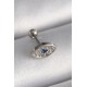 316L Çelik Gümüş Renk Zirkon Taşlı Göz Tragus Piercing 316L Çelik Gümüş Renk Zirkon Taşlı Göz Tragus Piercing