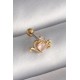 316L Çelik Gold Renk Pembe Mineli Kalp Zirkon Taş Detay Tragus Piercing 316L Çelik Gold Renk Pembe Mineli Kalp Zirkon Taş Detay Tragus Piercing