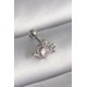 316L Çelik Gümüş Renk Pembe Mineli Kalp Zirkon Taş Detay Tragus Piercing 316L Çelik Gümüş Renk Pembe Mineli Kalp Zirkon Taş Detay Tragus Piercing