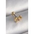 316L Çelik Gold Renk Zirkon Taşlı Kurdele Tragus Piercing
