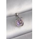 316L Çelik Gümüş Renk Mor Mineli Kalp Zirkon Taş Detay Tragus Piercing 316L Çelik Gümüş Renk Mor Mineli Kalp Zirkon Taş Detay Tragus Piercing