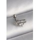 316L Çelik Gümüş Renk Zirkon Taşlı Toplu İğne Tragus Piercing 316L Çelik Gümüş Renk Zirkon Taşlı Toplu İğne Tragus Piercing