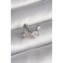 316L Çelik Gümüş Renk Zirkon Taşlı Yıldız Model Tragus Piercing