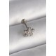 316L Çelik Gümüş Renk Zirkon Taşlı Yıldız Model Tragus Piercing 316L Çelik Gümüş Renk Zirkon Taşlı Yıldız Model Tragus Piercing