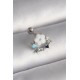 316L Çelik Gümüş Renk Zirkon Taş Detay Beyaz Çiçek Model Tragus Piercing 316L Çelik Gümüş Renk Zirkon Taş Detay Beyaz Çiçek Model Tragus Piercing
