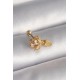316L Çelik Gold Renk Zirkon Taşlı Sallantı Kalp Detay Tragus Piercing 316L Çelik Gold Renk Zirkon Taşlı Sallantı Kalp Detay Tragus Piercing