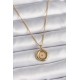 316L Çelik Gold Renk Zincir Gold Altın Model Kadın Kolye 316L Çelik Gold Renk Zincir Gold Altın Model Kadın Kolye