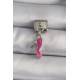 316L Çelik Gümüş Renk Sallantı Pembe Topuklu Ayakkabı Model Nomination Charm 316L Çelik Gümüş Renk Sallantı Pembe Topuklu Ayakkabı Model Nomination Charm
