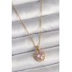316L Çelik Gold Renk Zincir Pembe Zirkon Taşlı Kalp Model Kadın Kolye 316L Çelik Gold Renk Zincir Pembe Zirkon Taşlı Kalp Model Kadın Kolye