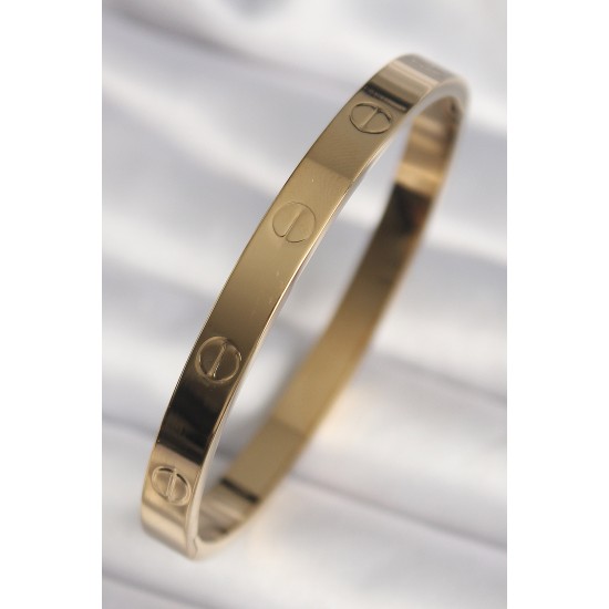 316L Çelik Gold Renk Cartier Model Kadın Kelepçe 316L Çelik Gold Renk Cartier Model Kadın Kelepçe