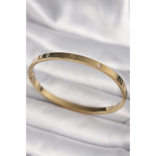 316L Çelik Gold Renk Zirkon Taşlı Cartier Model Kadın Bilezik 316L Çelik Gold Renk Zirkon Taşlı Cartier Model Kadın Bilezik