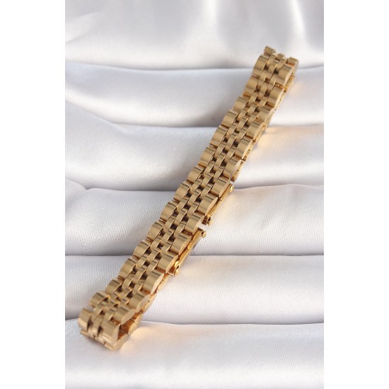 316L Çelik Gold Renk Zincir Model Erkek Bileklik 316L Çelik Gold Renk Zincir Model Erkek Bileklik
