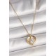 316L Çelik Gold Renk Zincir Zirkon Taşlı Kalp Model Kadın Kolye 316L Çelik Gold Renk Zincir Zirkon Taşlı Kalp Model Kadın Kolye