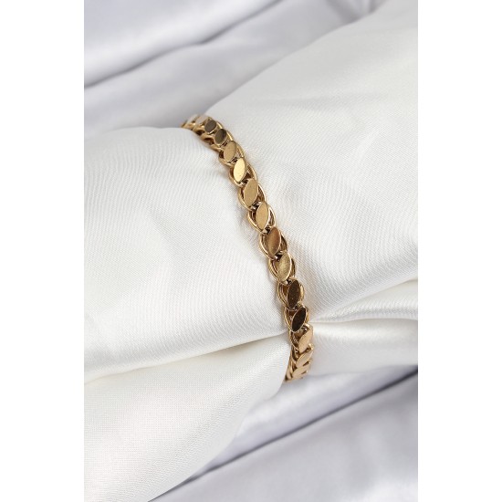 316L Çelik Arpa Model Gold Renk Kadın Bilekik 316L Çelik Arpa Model Gold Renk Kadın Bilekik