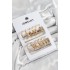 Pirinç Karışık Halka Model Gold Renk 6 Çift Kadın Küpe Set
