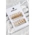 Pirinç Karışık Halka Model Gold Renk 6 Çift Kadın Küpe Set