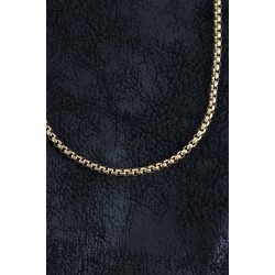316L Çelik Örme Zincir Model Gold Renk Erkek Kolye
