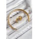 Pirinç Zirkon Taşlı Vintage Model Gold Renk Bileklik Yüzük Set Pirinç Zirkon Taşlı Vintage Model Gold Renk Bileklik Yüzük Set
