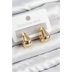 Pirinç Halka Model Gold Renk Kadın Küpe