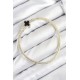 Pirinç Charm Zirkon Taşlı Yonca Model Gold Renk Kadın Bileklik Pirinç Charm Zirkon Taşlı Yonca Model Gold Renk Kadın Bileklik