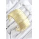 Pirinç Tel Sarma Model Gold Renk Kadın Bileklilk Pirinç Tel Sarma Model Gold Renk Kadın Bileklilk