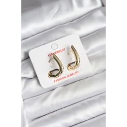 14K Gold Renk Kaplama CM Kadın Küpe