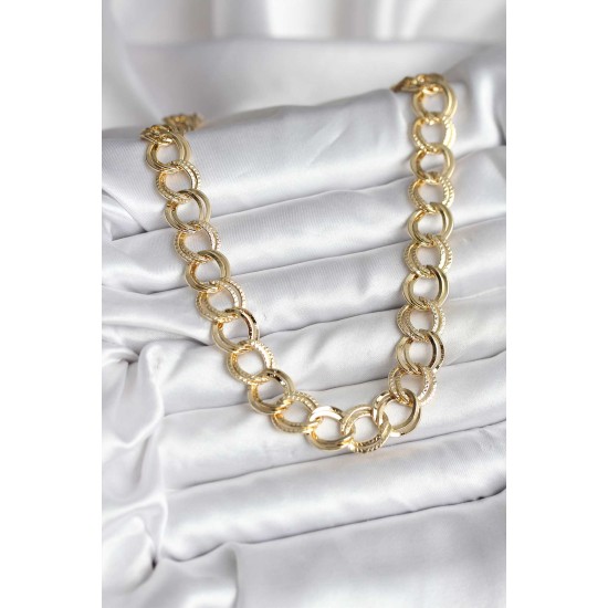 14K Gold Renk Kaplama Samanyolu Model CM Kadın Kolye