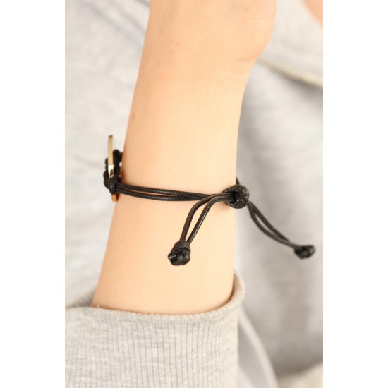 COOL (Havalı) Siyah Deri İpli Unisex Mood Bileklik COOL (Havalı) Siyah Deri İpli Unisex Mood Bileklik