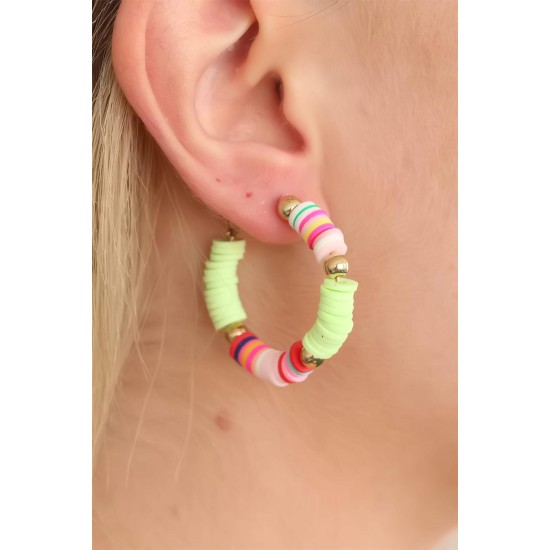 Neon Taşlı Bayan Küpe Neon Taşlı Bayan Küpe