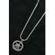 Medusa Tasarım Silver Renk Zincirli Erkek Kolye Medusa Tasarım Silver Renk Zincirli Erkek Kolye