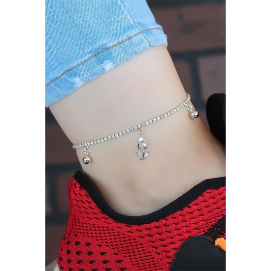 Zirkon Taşlı Silver Renk Kaplama Hal Hal Zirkon Taşlı Silver Renk Kaplama Hal Hal