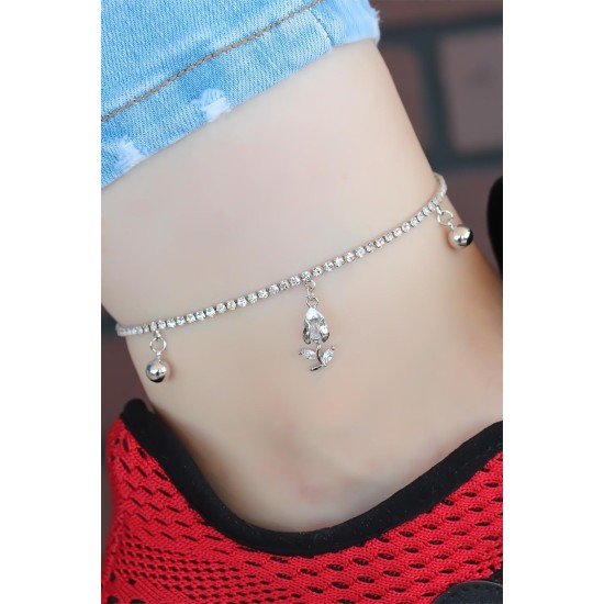 Zirkon Taşlı Silver Renk Kaplama Hal Hal Zirkon Taşlı Silver Renk Kaplama Hal Hal