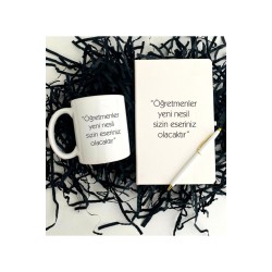 Öğretmenler Günü Defter Kalem Kupa Seti