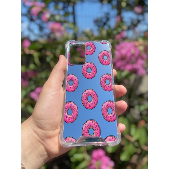 Oppo A55 Uyumlu Aynalı Donut Desenli Darbe Kamera Korumalı Silikon Telefon Kılıfı Oppo A55 Uyumlu Aynalı Donut Desenli Darbe Kamera Korumalı Silikon Telefon Kılıfı
