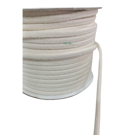 Bağcık İpi Pamuk 0,5 cm Krem 1 Metre Bağcık İpi Pamuk 0,5 cm Krem 1 Metre