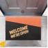 Kapı Önü Paspası Dekoratif Dijital Baskı Welcome We're Open P-2337