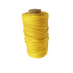 Makrome İpi 3mm Polyester Koyu Sarı